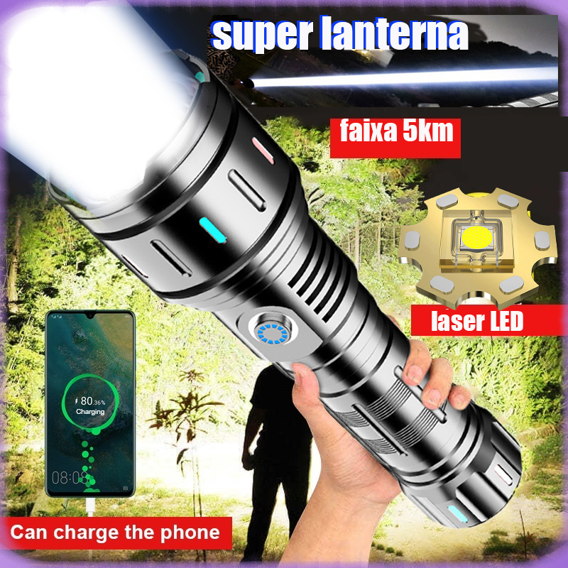 super lanterna laser titanium Lanterna Super Potente 5km