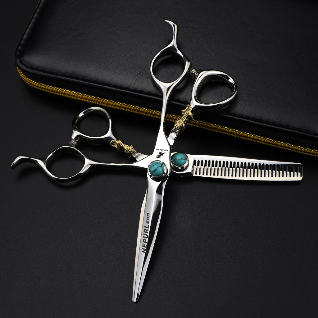 Tesoura De Corte De Cabelo Profissional Para Cabeleireiro 6 Polegadas ...