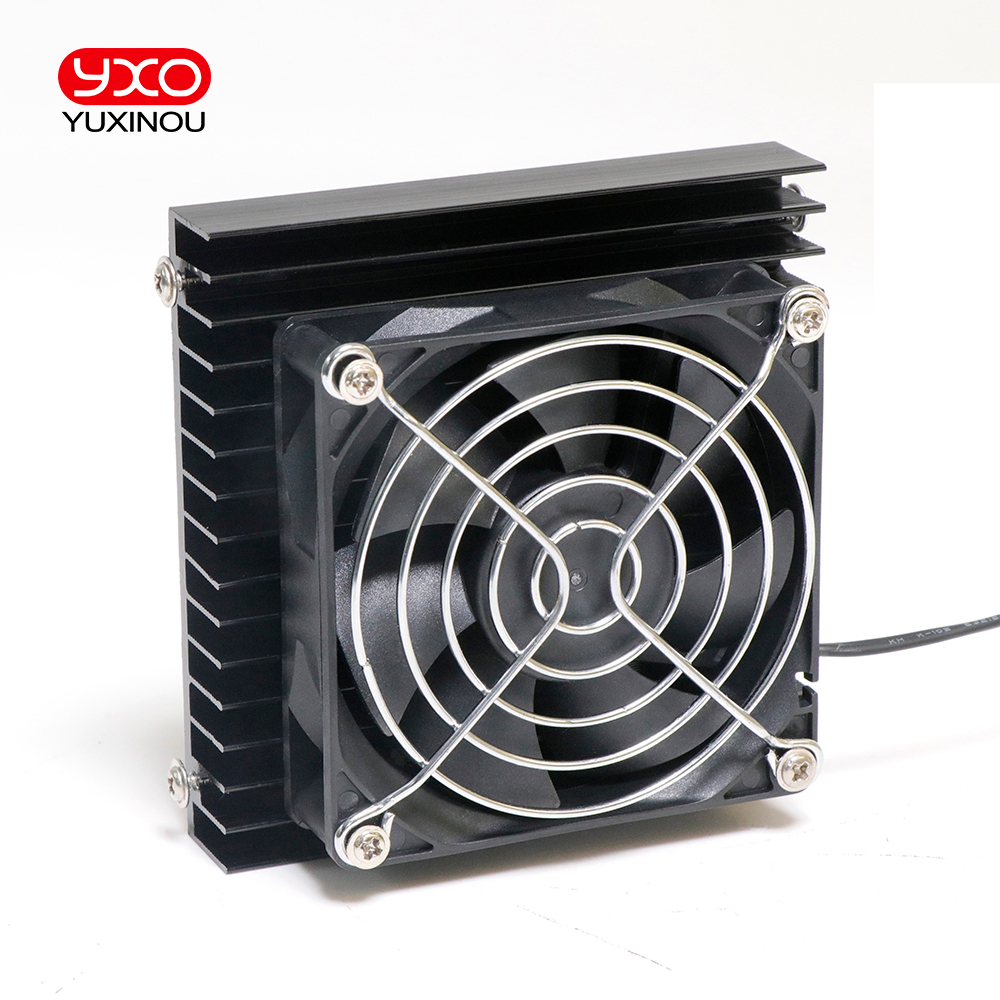 Radiador Dissipador De Calor De Alumínio Extrudado Com Ventilador ac 220v Para 50w 80w 100w led Cresce Luz Planta