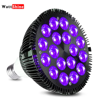 Holofote LED UV De 54W Luzes Púrpura Projector De Lâmpada De Efeito De Inundação Para Halloween Xmas Dance DJ Discoteca Party Bar Stage Lighting