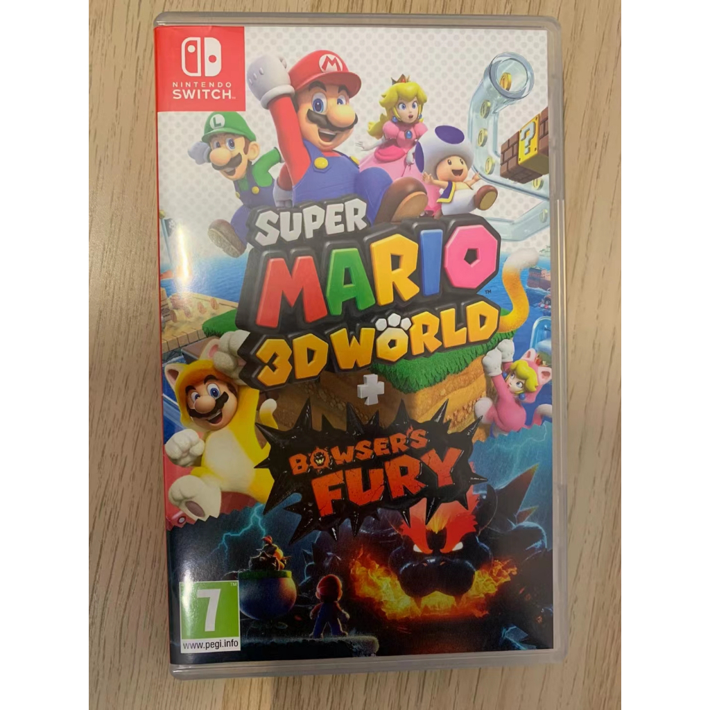 Nintendo Switch NS Jogo Super Mario 3D Mundo Cavalo Poder Continental  Europa Kuba Fury World 188 - Escorrega o Preço