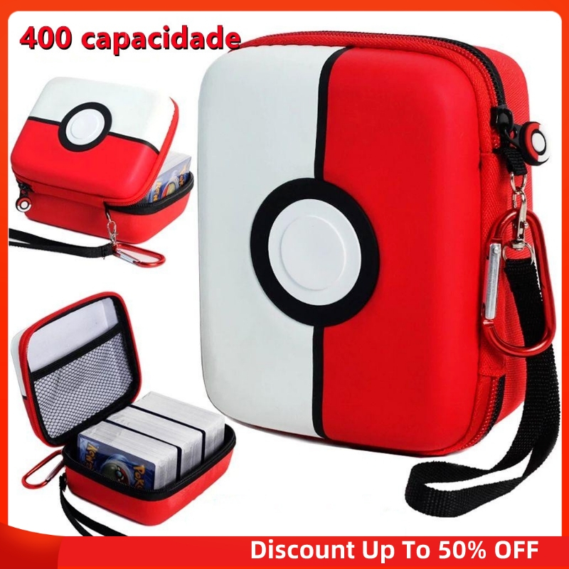 Carta Pokemon Bolsa bag pokémon Álbum Cartas Armazenamento de card saco de armazenamento grande Suprimentos para jogos de tabuleiro cartas pokemon