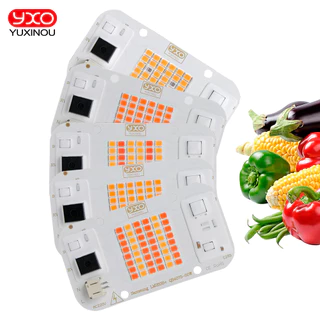 Chip LED De Crescimento Quantum Samsung LM283B 50W DOB COB De Espectro Total Soldagem De 110V 220V Sem Leds Para Plantas De Interior