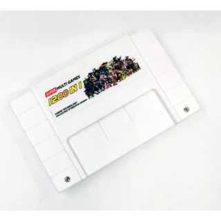 2023 Novo Estilo SUPER MULTI GAMES 1200 Em 1 Cartão De Jogo SNES Cartucho De Tinta Nostalégica EVERDRIVE Caixa Branca Adequada Para Nintendo Console Original