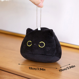 Compre 8cm kawaii gato preto travesseiro boneca de pelúcia