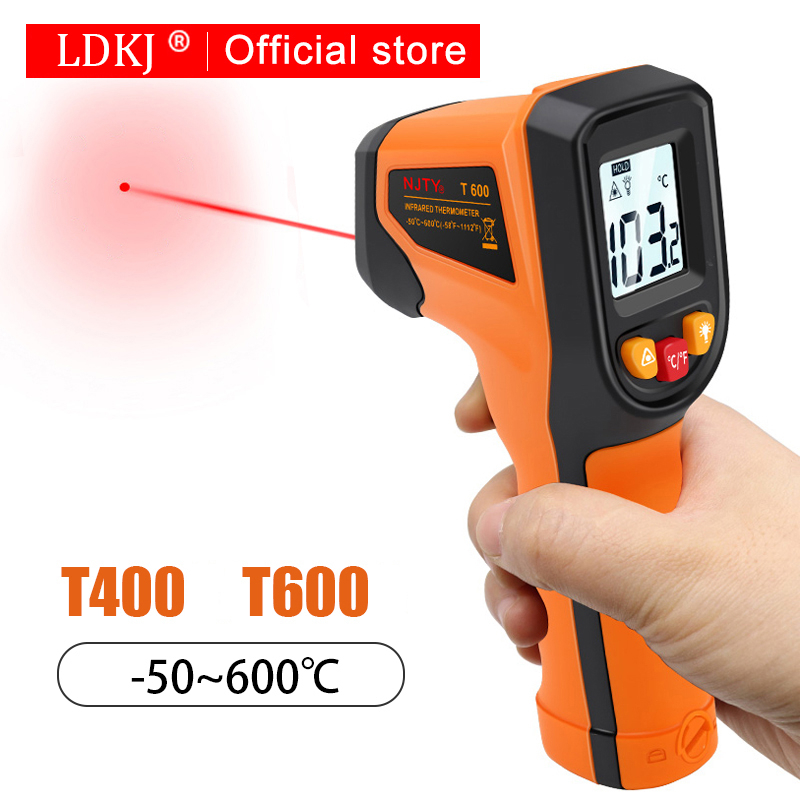 Term metro digital infravermelho 50 600 c a laser pistola pir metro