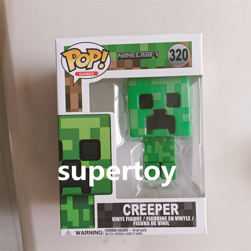 Funko POP Minecraft - Creeper Steve Skeleton Ocelot Tuxedo Cat 316 318 ...