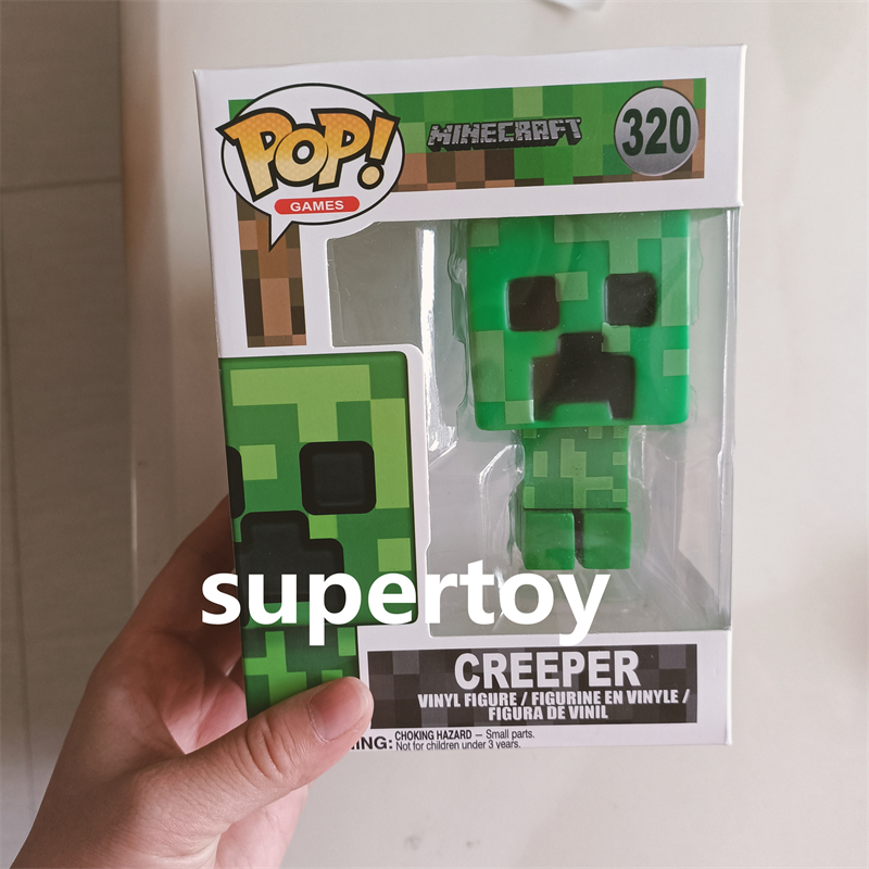 Funko POP Minecraft - Creeper Steve Skeleton Ocelot Tuxedo Cat 316 318 ...