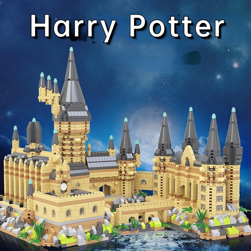 Compatível Com Lego Castelo Adulto Montagem Difícil Série Menino Brinquedos Hogwarts  Harry Potter Blocos De Construção - Escorrega o Preço