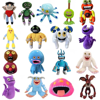 ✨My Singing Monsters✨30cm My Singing Monsters Wubbox Plush Toy Furcorn Ghazt Plush Toys Stuffed Animals Doll Kids Birthday Gift