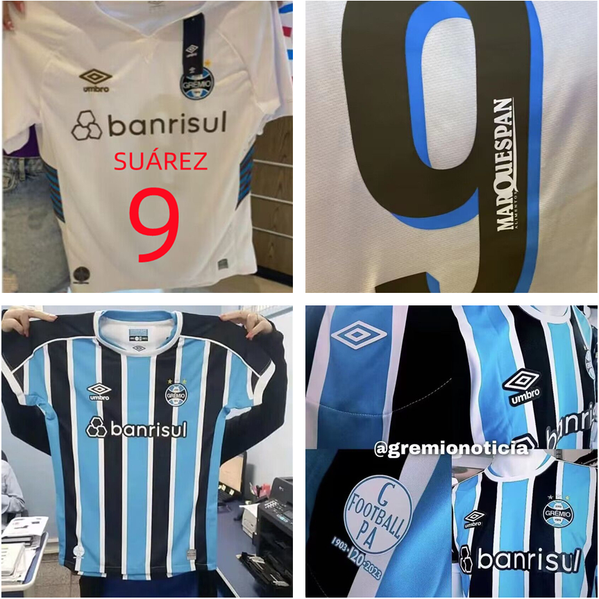 20232024 Gremio Home Fãs 1 1 Camisa De Futebol Versão Tailandesa