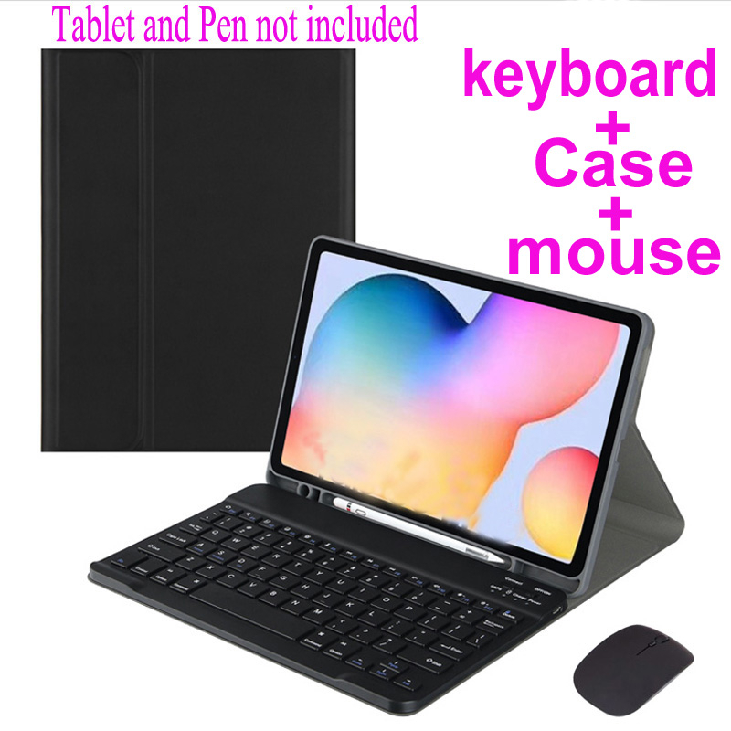 Capa De Teclado Para Samsung Galaxy Tab S6 Lite 10.4'' 2020 2022