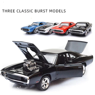 1 : 32 Carregador De Escala Dodge Charger-Carrinho De Coleta De Ferro Fundido Miniatura Dom Furious Rápido