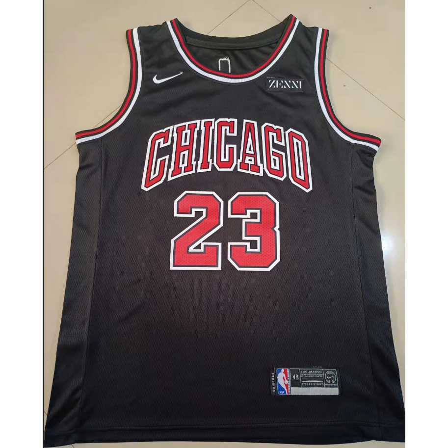 Nova Camiseta Masculina De Chicago Bulls 23 Michael Bordada De ...