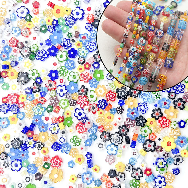 20pcs Contas De Vidro Coloridas Mistas Encantadoras Redondas Para Jóias Fazendo Presentes Crianças De Bricolage