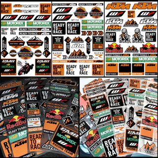 Ktm Pronto Para Corrida Adesivos Refletivos Motocicleta Tanque Capacete Decoração Para Ktm Duke (Em Estoque)