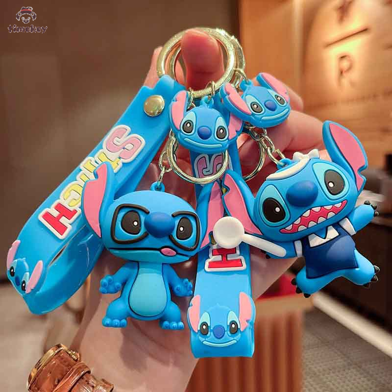 TK Chaveiros Em PVC Cartoon Bonitos Lovely Backpack Pendant