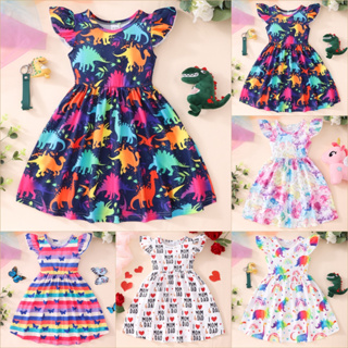 2023 Novo Vestido Para Meninas De 1-8 Anos