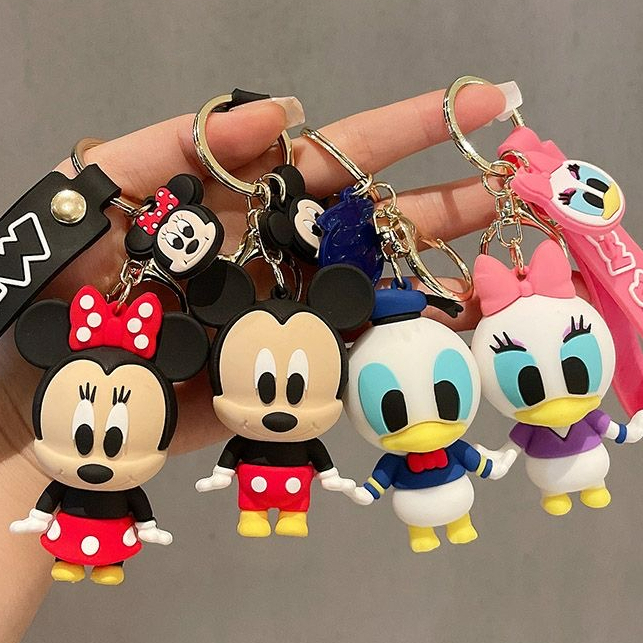 Chaveiro Disney Mickey Minnie Boneca Desenho Animado