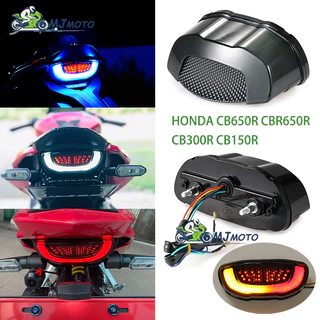 【 MJMOTO 】 For HONDA CB650R CBR650R CB300R CB150R CB 150R 300R 650R CBR 650R Lâmpada De Teto Com Luz Traseira De Freio Da Motocicleta