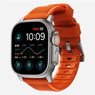 Pulseira De Silicone Resistente Para iWatch Ultra 49mm 45mm 44mm Esportiva Com Conector De Metal Series 8 7 6 5 4 3 SE2 Acessórios Reposição