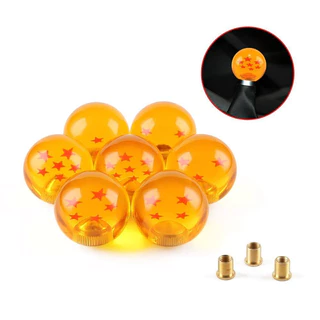 Universal Dragon Ball Shift Knob Manípulo De Mudança De Marcha Manual Anime Z Star Transmissão Gearstick Alavanca De Câmbio Com Adaptadores JDM Auto Acessórios