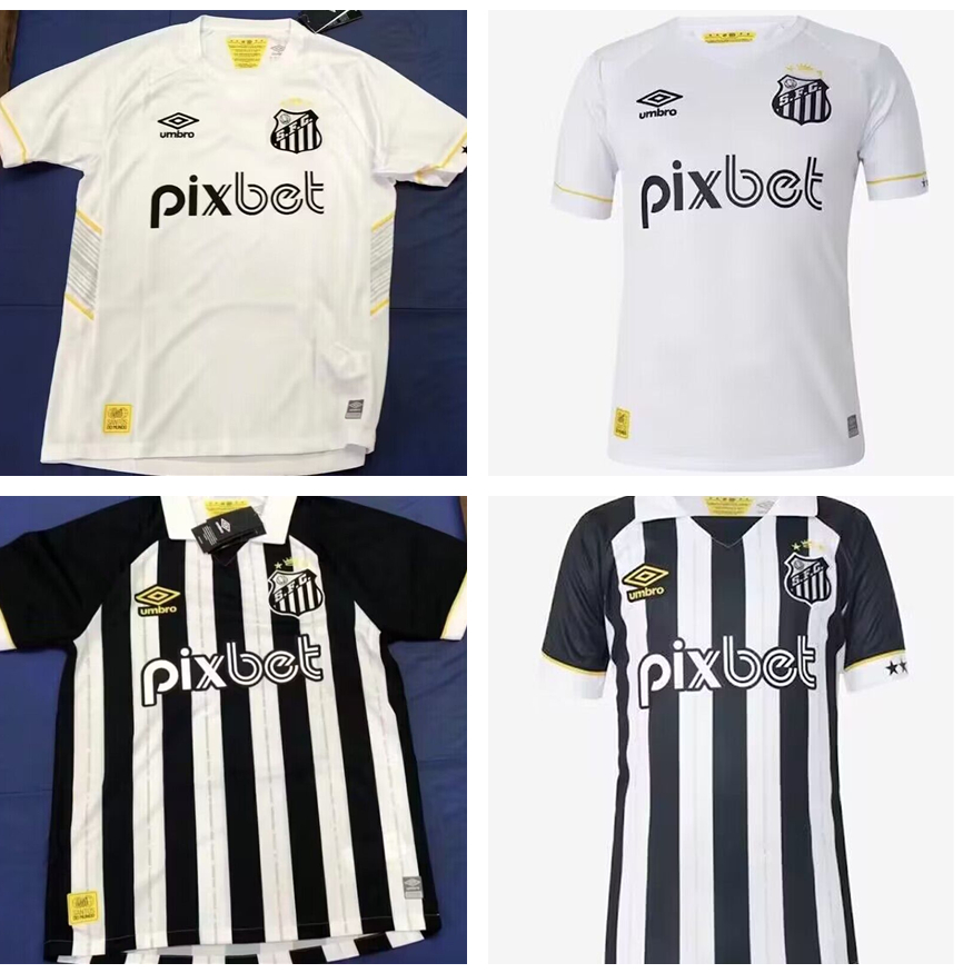 2023-2024 Santos Home Away Fans 1 : 1 Camisa De Futebol Versão Tailandesa