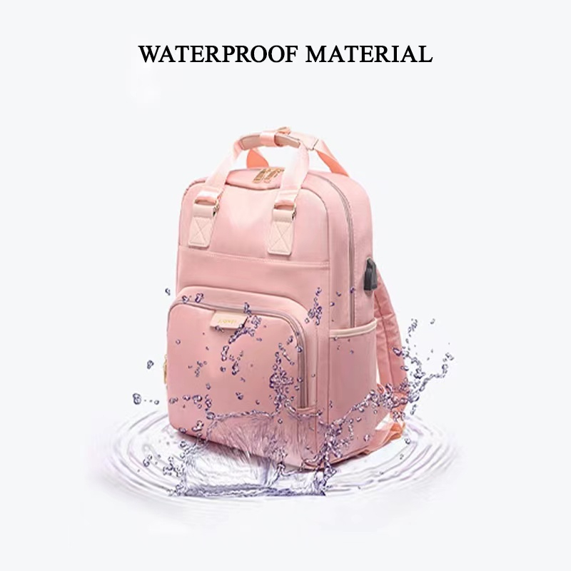 Mochila de laptop impermeável de alta qualidade de grande capacidade 15,6 polegadas bolsa de viagem feminina/High Quality Large Capacity Waterproof Laptop Backpack 15.6 Inch Female Travel Bag