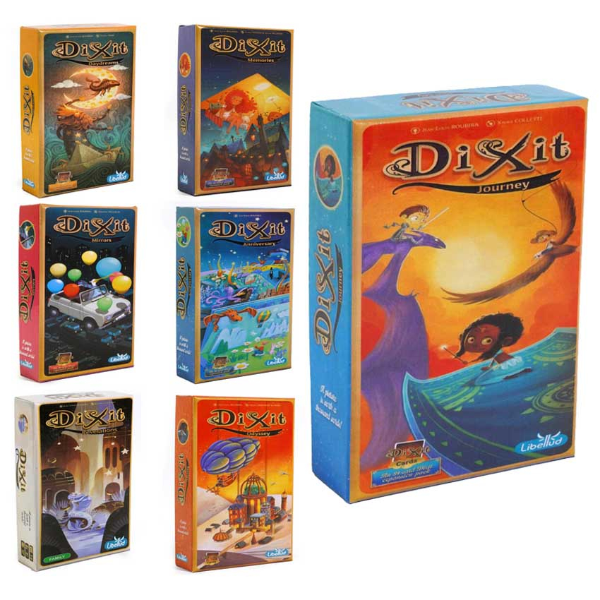 Jogos De Tabuleiro De Cartas Dixit Contadoras De Histórias De 12x8 cm