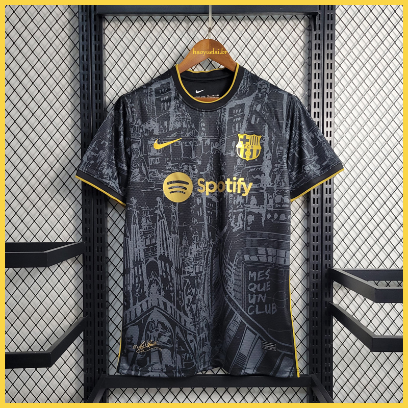 Camisa De Time Preta 23-24 Futebol Especial BS