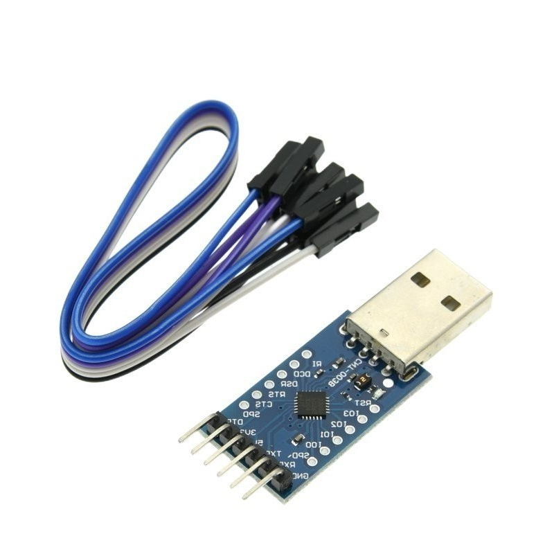 CP2104 Módulo USB To TTL Serial UART STC Downloader Escova De Arame ...