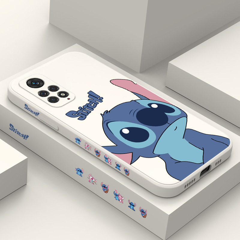 Xiaomi Redmi Note 11S 11S 11 Pro + Plus 5G 10 10S Caixa De Pontos Monstruosos Fofa De Silicone Líquido TPU Costas Da Macia