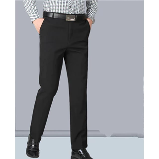 Calça Formal Masculina De Escritório Para Homens Elástica Casual Longa