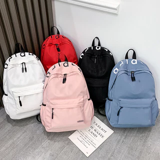 Mochila Escolar Bolsa é Linda Moda Simples de Grande Capacidade Unissex