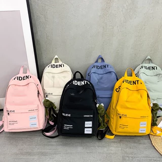 2022 Nova Mochila De nylon Moda casual Versão Coreana Tendência Estudantil Bolsa Escolar Européia E Americana Retrô