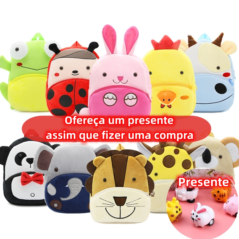 Desenhos animados Red Panda Imprimir Mochila Kawaii Panda Sacos De