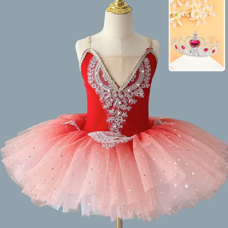 Roupa de ballet store vermelha