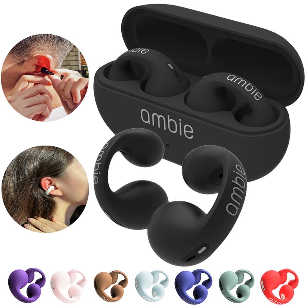 Ambie Sound Earcuffs Fones De Ouvido Sem Fio Bluetooth Headset Earnco De Condução De Ossos Auriculares TWS