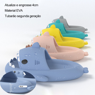 Shark flip flops Para Adultos/Verão/- EVA lovers Com design Bonito Casa