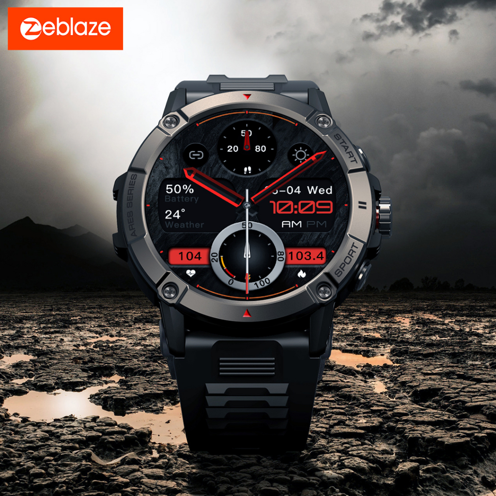 Zeblaze Ares 3 Smart Watch Grande 1,52'IPS Display De Voz Chamada De 100 + Modos Esportivos Smartwatch Monitor De Saúde 24H