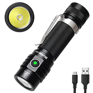 Lanterna LED Wurkkos WK03 1800LM 18650 Sst40recarregável Tipo C IP68 Proteção De Tensão ATR De Luz