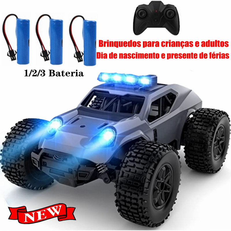 RC elétrico escovado caminhão curto para adultos, veículo off-road