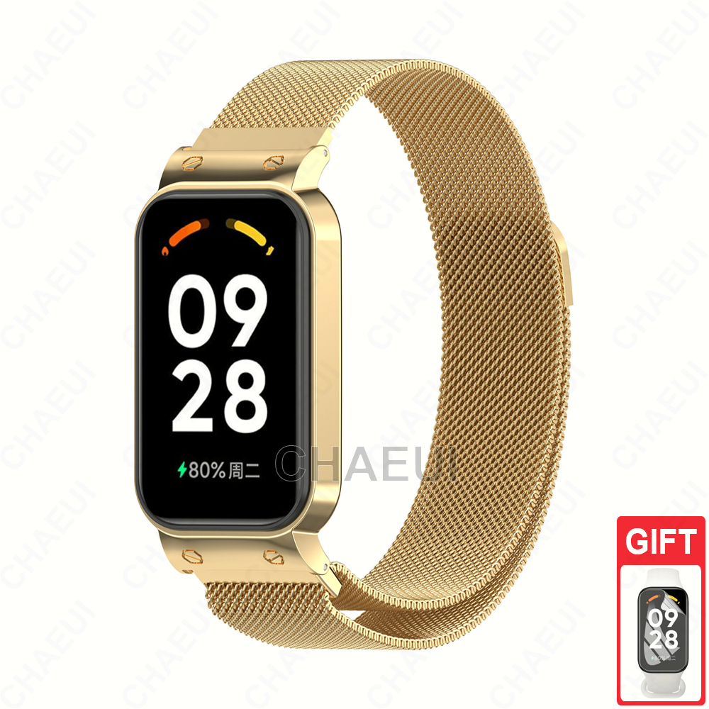 Pulseira De Metal Com Aço Inoxidável Para Redmi Smart Band 2 3