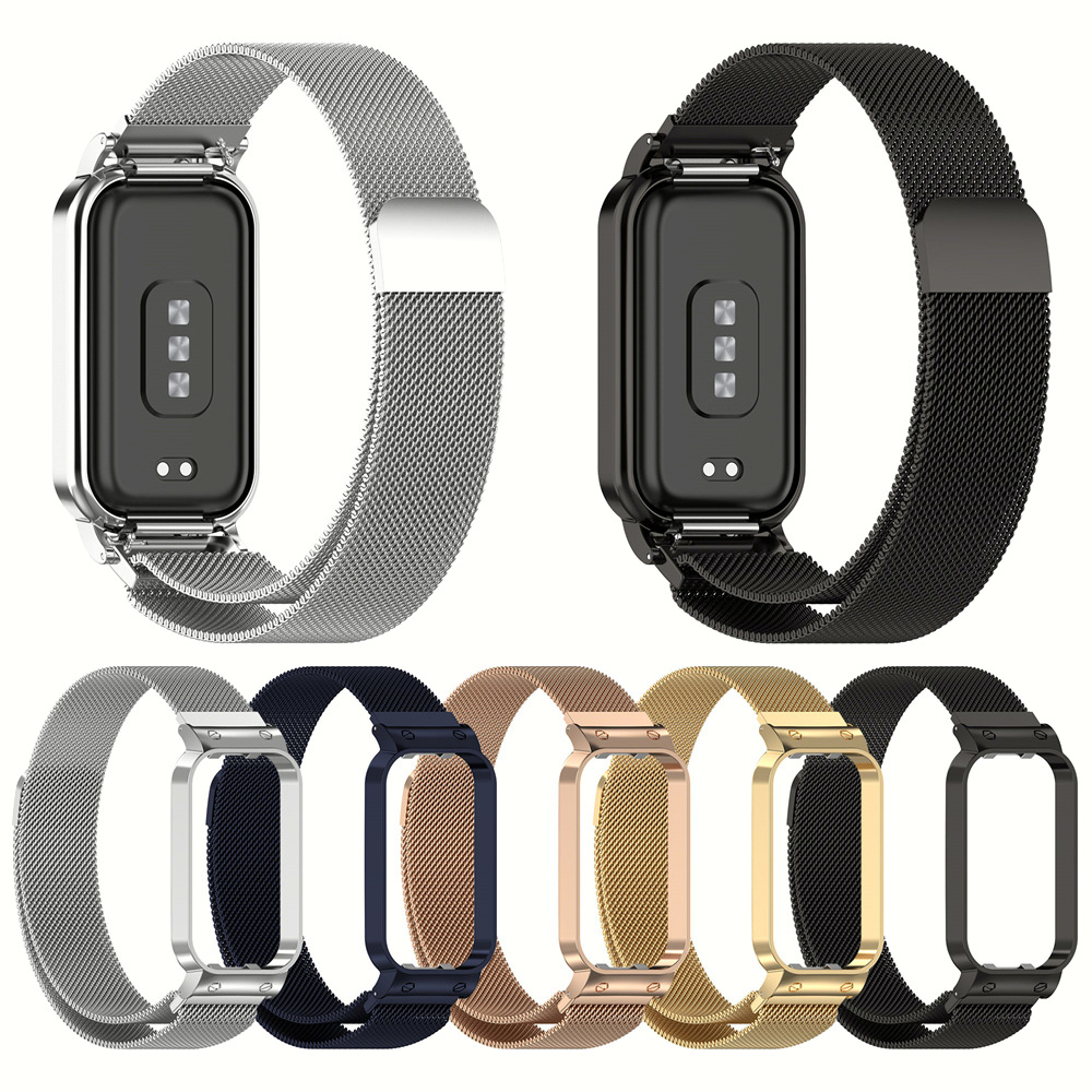Pulseira De Metal Com Aço Inoxidável Para Redmi Smart Band 2 3