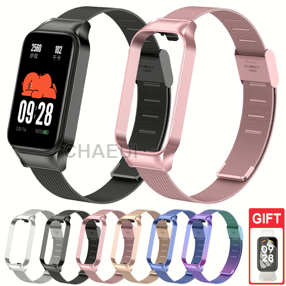 Pulseira De Aço Inoxidável Para Redmi Smart Band 2 / Xiaomi Smart Band 8 Active