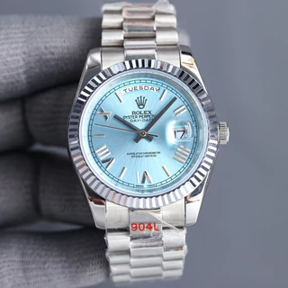 Relógio Masculino Autorizado , Mostrador De Calendário Duplo , 41mm , À Prova D'água