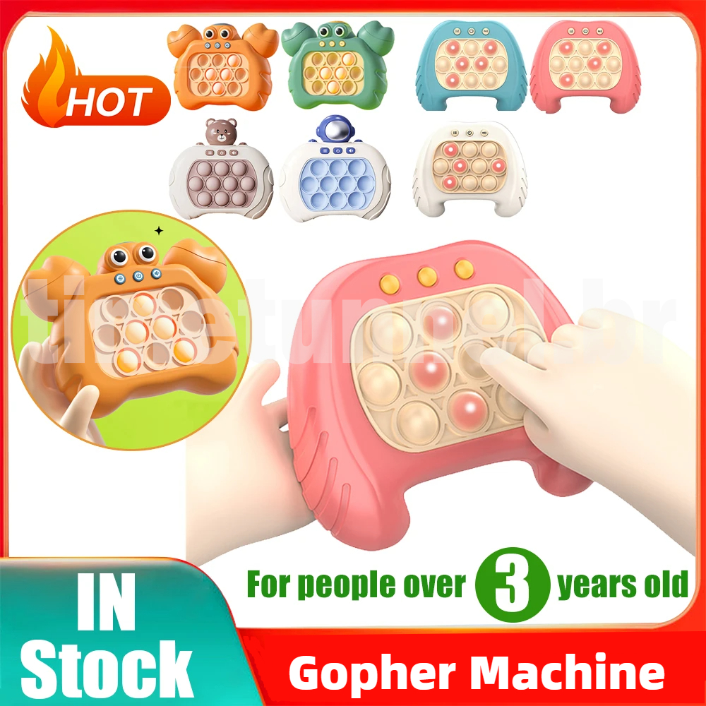 Push Pop It Popet Bubble Máquina Sensorial Anti-Tensão De Brinquedos Gopher