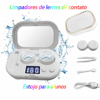 Limpador De Lentes De Contato USB Recarregávelmachine Ultrassônico Portátil Automático