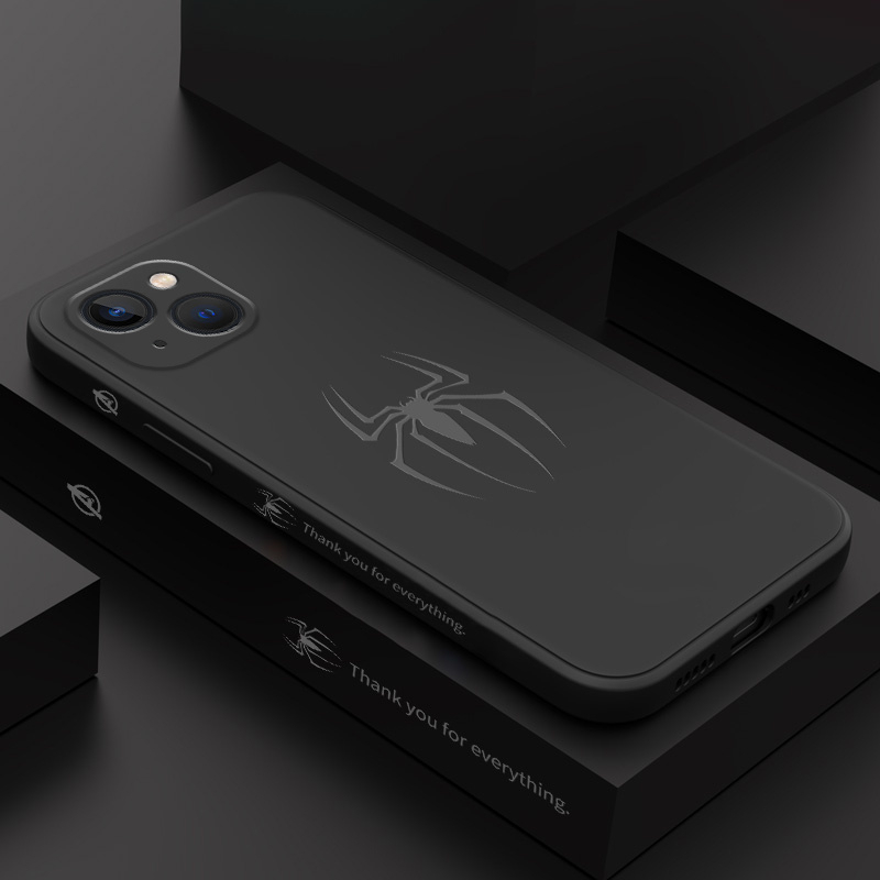 Capa Para Telefone IPhone 13Pro 13 12 Mini Pro 5G Max Silicone Líquido Padrão Lateral