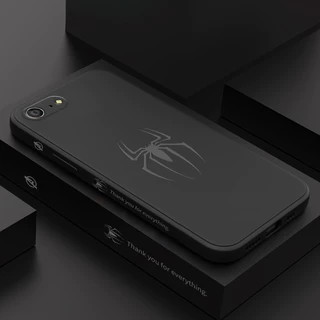 Capa De Telefone Para IPhone SE2 8 7 6 6S Plus SE 2020 Morcegos Aranha Silicone Líquido Padrão Lateral